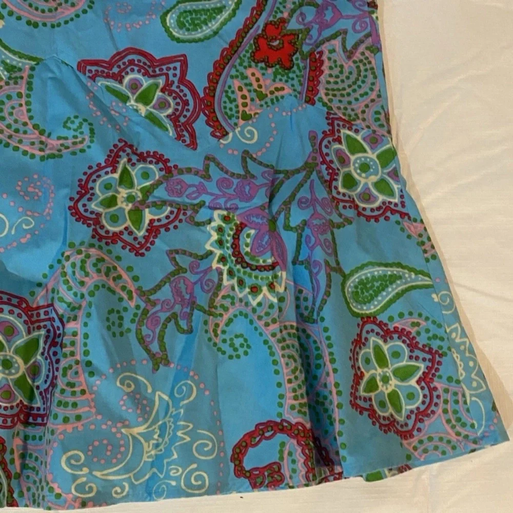 MaxMara weekend Blue Floral Paisley Skirt size 12